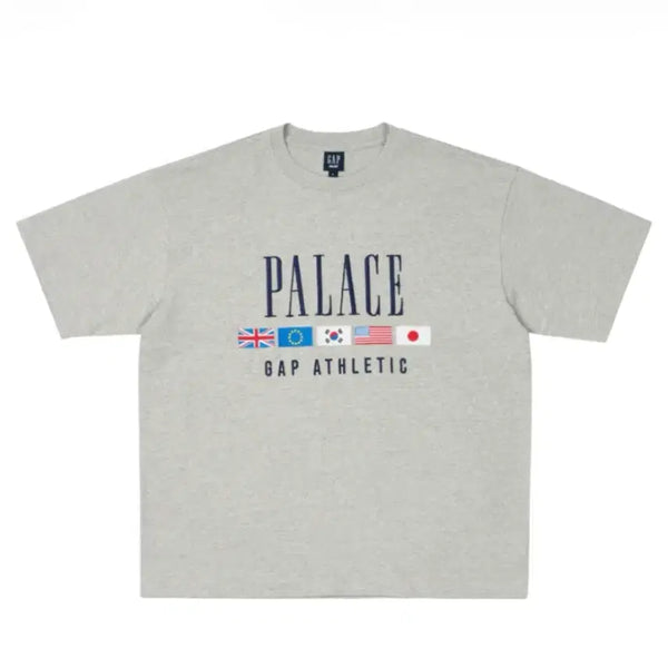 [BUNJANG] Palace x Gap Heavy Jersey T-Shirt Grey / 팔라스 갭 헤비 저지 티셔츠 그레이