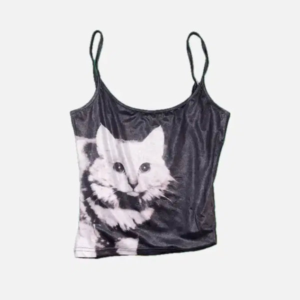 [BUNJANG] Sculptor Graphic Sleeveless Top / 빈티지 그래픽 슬리브리스 나시 오마이티 스컬프터 카시코