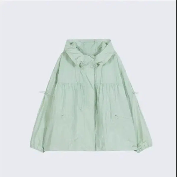 [BUNJANG] Typeservice Shirring Hooded Windbreaker Mint / 새상품 타입서비스 Shirring Hooded Windbreaker 민트