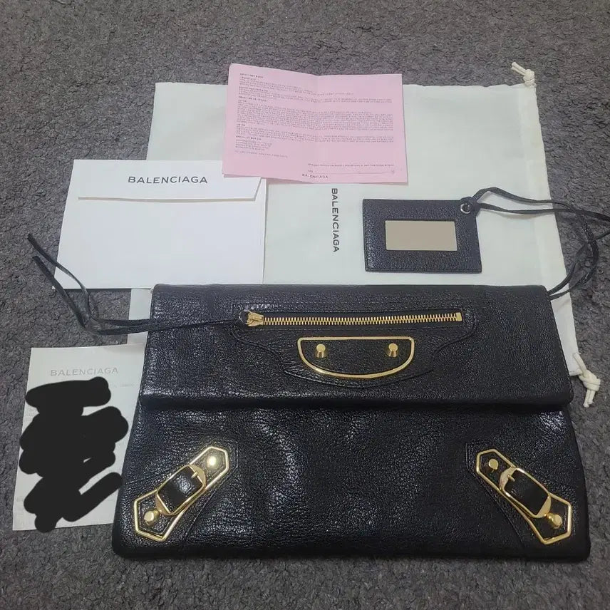 [BUNJANG] Balenciaga Envelope Clutch Bag (No Strap) / 발렌시아가 엔벨롭 클러치 가방 핸드백 토트백 핸드백 (스트랩 없음)