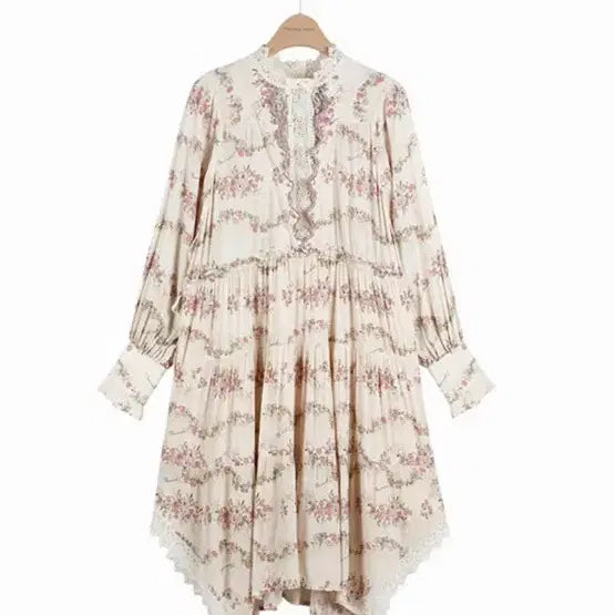 [BUNJANG] Thursday Island Flower Lace Long Dress / Thursday Island 플라워 레이스 롱 원피스
