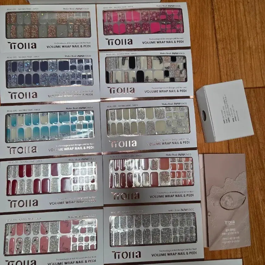 [BUNJANG] Tolla Gel Nail/Pedi Tip Stickers / Tolla 젤네일/페디 팁 스티커