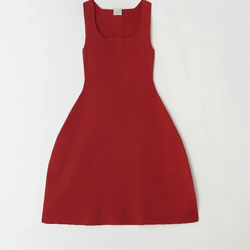 [BUNJANG] Atelier Edition Red Dress (Size M) / Atelier Edition 아뜰리에 에디션 레드 원피스