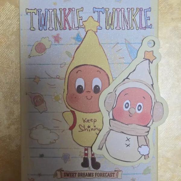 [BUNJANG] Pop Mart "A Hug from the Snowman" Diary Forecast Keyring - Little Star / 팝마트 일기예보 키링 작은별 "눈사람의 포옹"