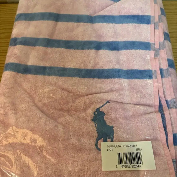 [BUNJANG] Polo Ralph Lauren Striped Beach Towel (Sealed) / 미개봉) 폴로 랄프로렌 스트라이프 비치타월 비치타올