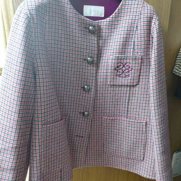[BUNJANG] Givy Plaid Jacket / givy 체크무늬 자켓