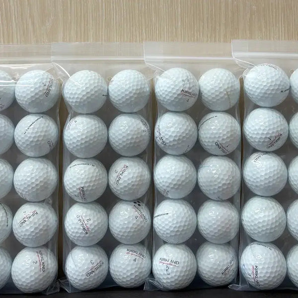 [BUNJANG] Kirkland Signature 3-Piece Golf Balls (A, A+ Grade, 50 Count) / 커클랜드 화이트 3피스 로스트볼 A , A+ (50개)