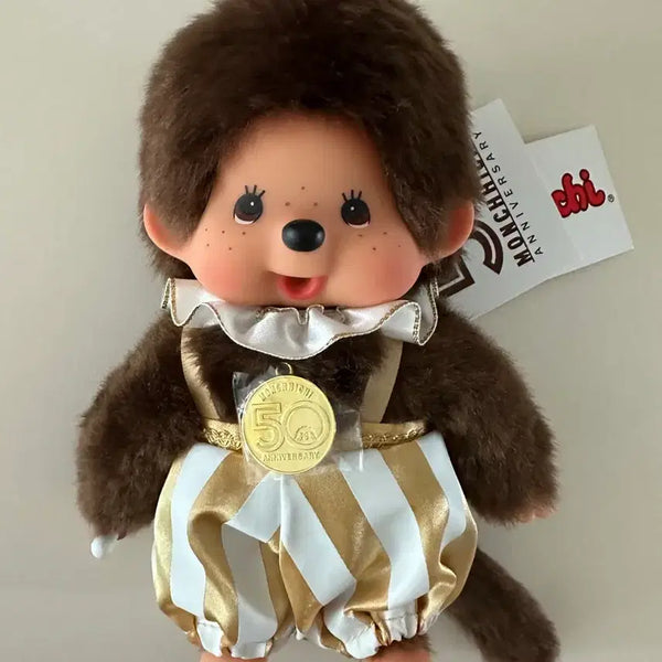 [BUNJANG] Monchhichi 50th Anniversary Let's Party Crown Monchhichi S / 몬치치 50주년 렛츠파티 왕관 몬치치S 새상품