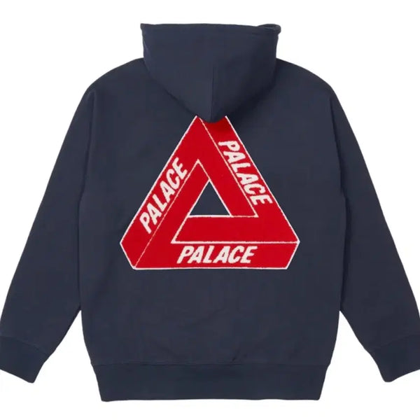 [BUNJANG] Palace Tri-Chenille Hooded Sweatshirt Navy XL / [XL] 팔라스 트라이셔닐 후드 네이비