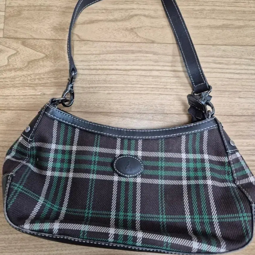 [BUNJANG] Beanpole Check Shoulder Bag / 빈폴 체크 숄더백