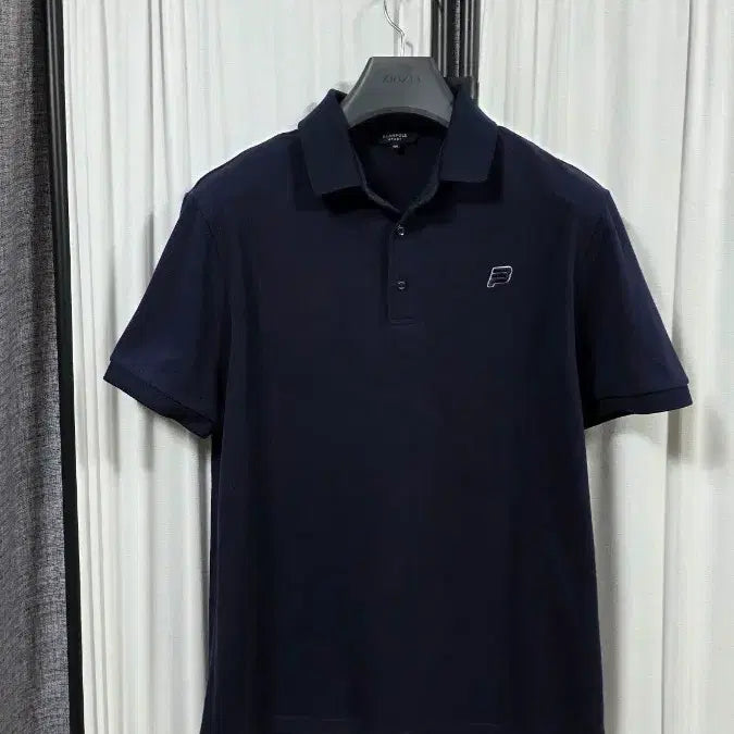 [BUNJANG] Beanpole Men's Basic Navy Short-Sleeve T-Shirt (Size 105) / 빈폴남성반팔티셔츠(105)