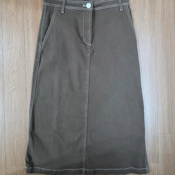 [BUNJANG] Studio Tomboy Cocoa Stitch A-Line Skirt / 스튜디오 톰보이 (Studio Tomboy) 치마