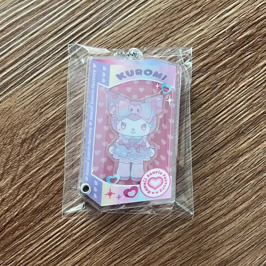 [BUNJANG] Harajuku Kuromi Acrylic Keyring / 하라주쿠 쿠로미 아크릴 키링 새상품(박스없음)