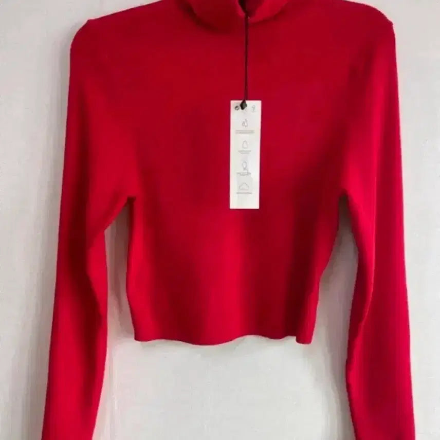 [BUNJANG] Zara Cropped Knit Red XS/S / 택ㅇ) 자라 크롭니트 레드니트 빨간 xs s