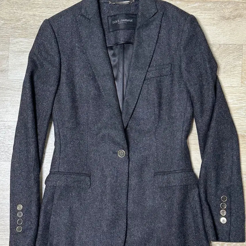 [BUNJANG] Dolce & Gabbana Vintage 90s Women's Wool Blazer / Dolce & Gabbana 90s 빈티지 여성 울 자켓 블레이저