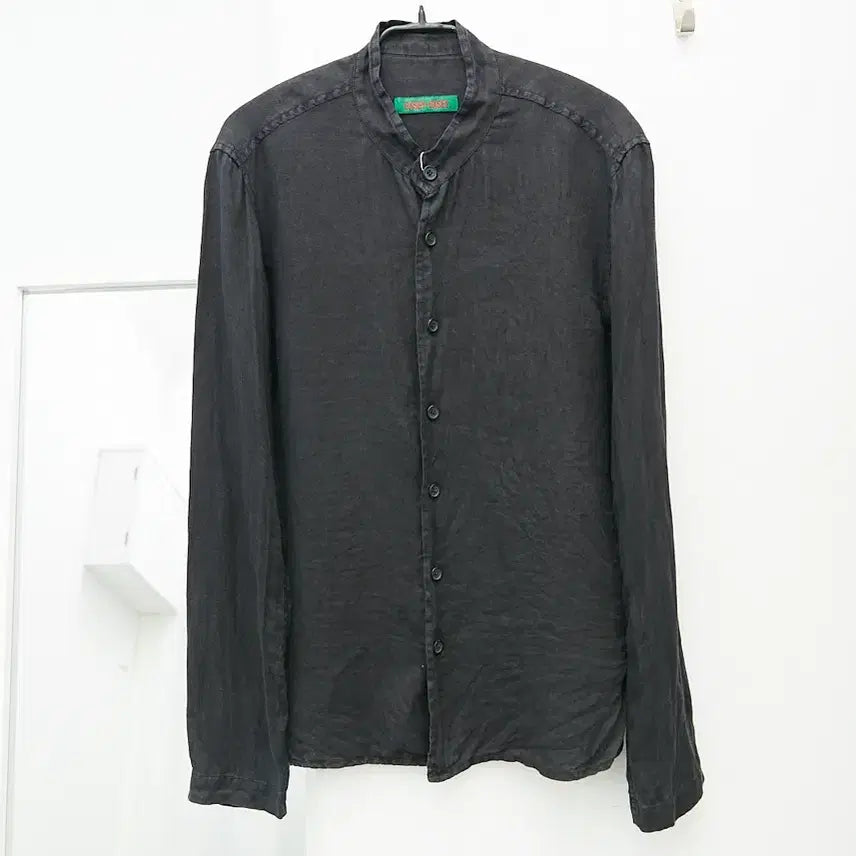 [BUNJANG] Casey Casey Mandarin Collar Linen Shirt / 케이시케이시 만다린칼라 린넨 셔츠