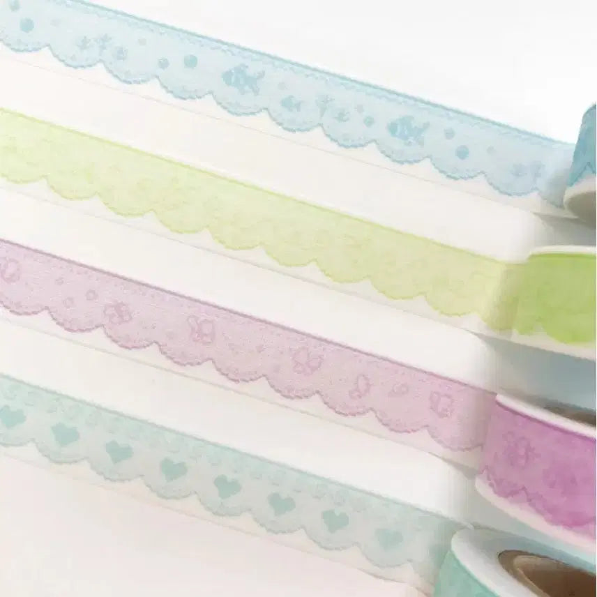 [BUNJANG] Coconenne Sheer Curtain Washi Tape Set / 코코넨네 시어 커튼 마테