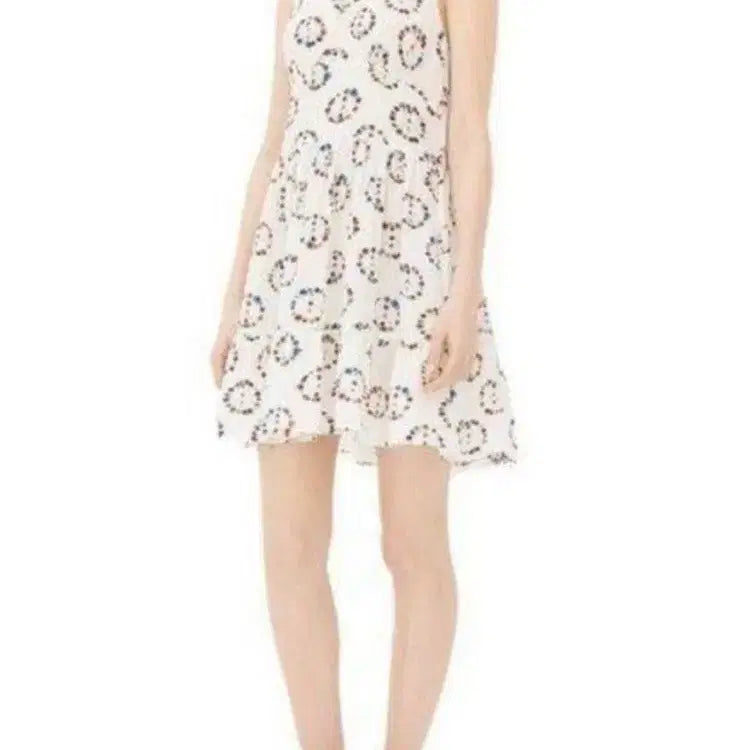 [BUNJANG] Sandro 100% Silk Printed Dress / 드라이(0)/산드로 실크100%나염원피스/55