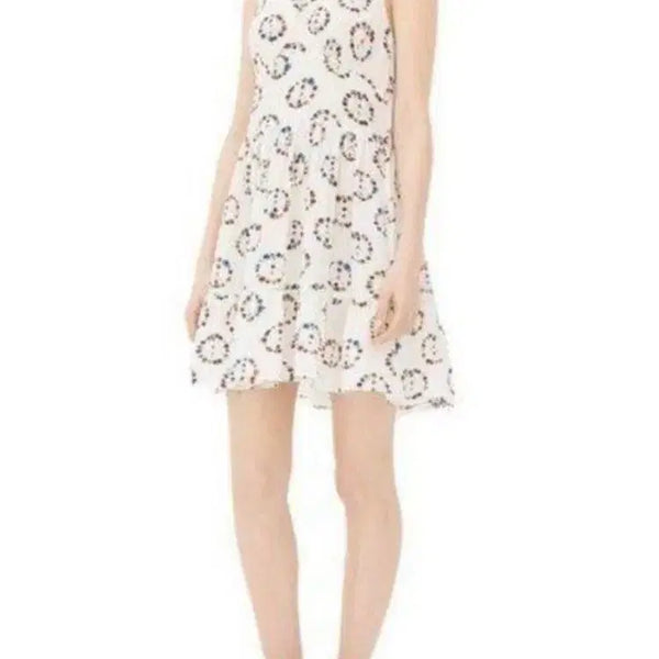 [BUNJANG] Sandro 100% Silk Printed Dress / 드라이(0)/산드로 실크100%나염원피스/55