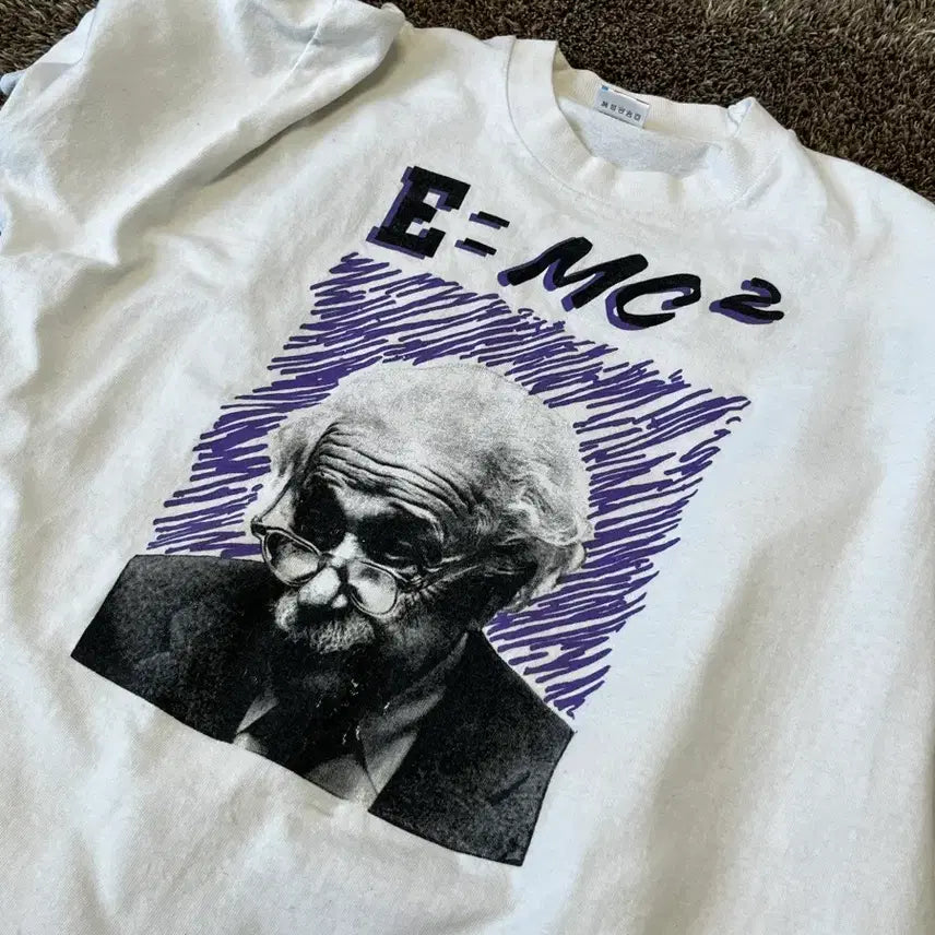 [BUNJANG] 1990s Vintage Einstein T-Shirt / 90s vintage einstein tee 빈티지 아인슈타인 티셔츠
