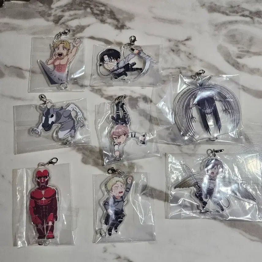 [BUNJANG] Ichiban Kuji Individual Decisions F Prize Acrylic Charm Keyring Set / 이치방쿠지 제일복권 각자의결의 F상 아크릴참 키링 일괄및개별