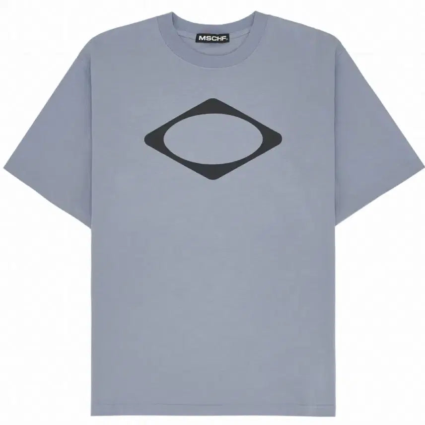 [BUNJANG] Mischief Rhombus Basic T-Shirt Grayish Blue M / (새상품) 미스치프 롬버스 베이직 티셔츠 그레이쉬블루 M