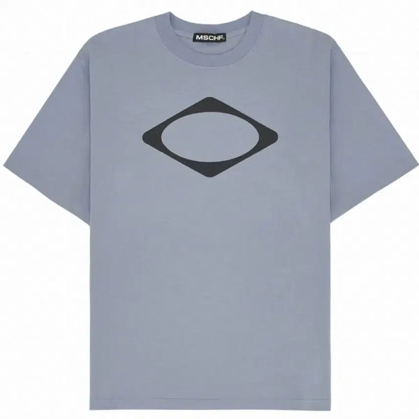 [BUNJANG] Mischief Rhombus Basic T-Shirt Grayish Blue M / (새상품) 미스치프 롬버스 베이직 티셔츠 그레이쉬블루 M