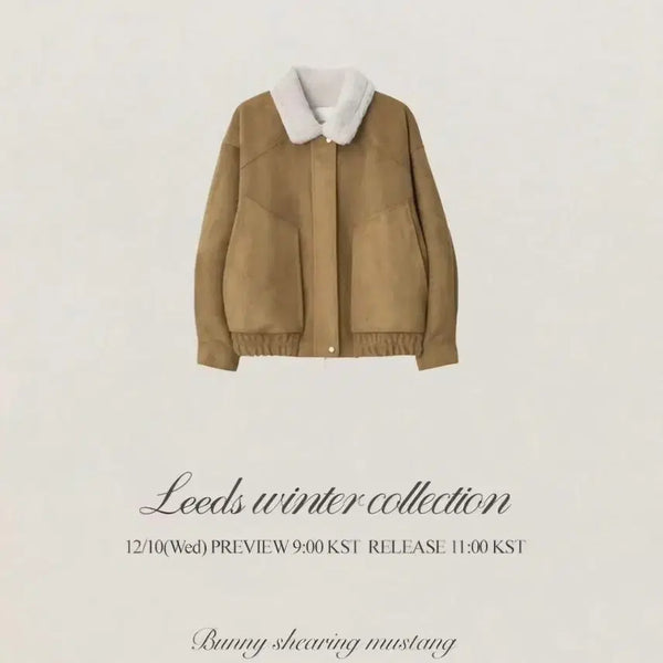 [BUNJANG] Leeds Bunny Shearling Mustang Jacket / (새상품급) leeds 버니 시어링 무스탕