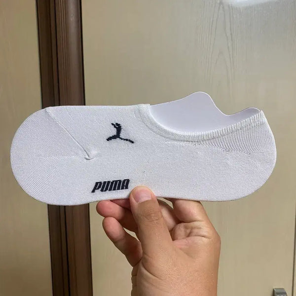 [BUNJANG] Puma White No-Show Socks (New) / 푸마 화이트 덧신 양말 (새상품)