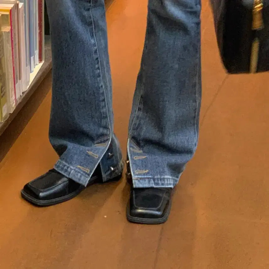 [BUNJANG] K-teen Square Loafers / 스퀘어 로퍼 230사이즈 ** 동양상 있음