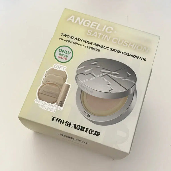 [BUNJANG] Tooslashpo Angelic Satin Cushion N19 Special Set / 새상품) 투슬래쉬포 엔젤릭 새틴 쿠션 N19 기획세트