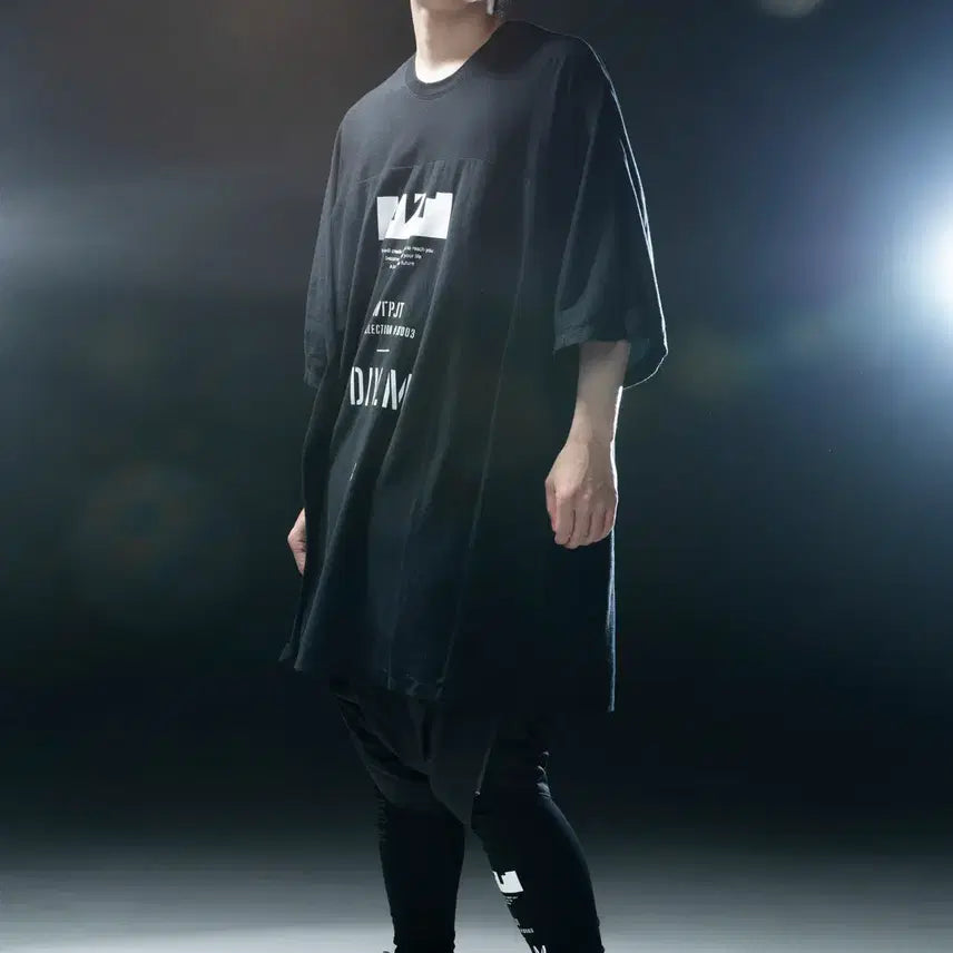 [BUNJANG] IKE Project #003 Oversize T-Shirt Black / 이케 IKE ike project 아이케이 #003 티셔츠