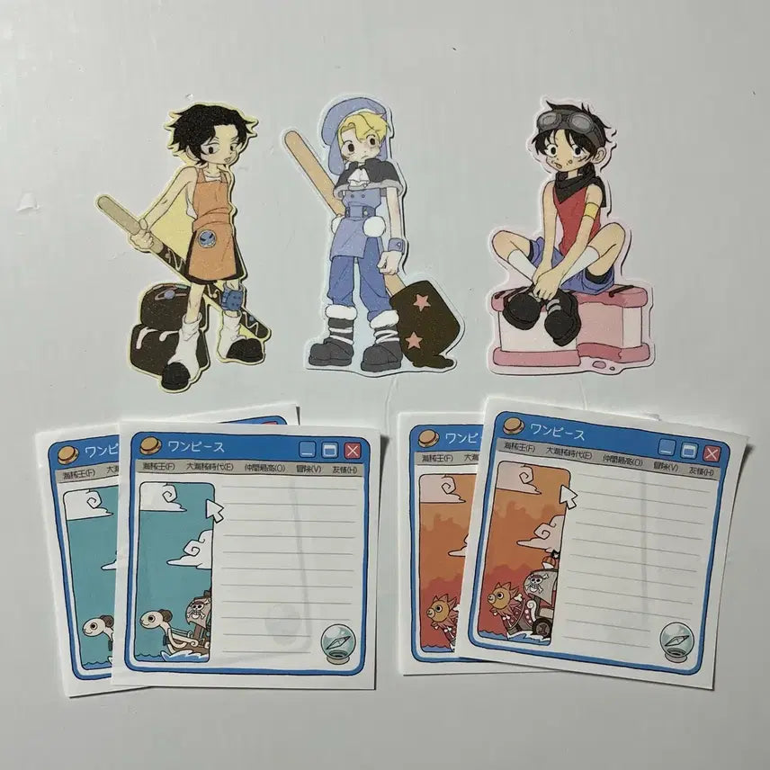 [BUNJANG] One Piece Dessert Piece Sticker Set / gogo님 원피스 디저트 조각스티커 set 통판 일괄 양도