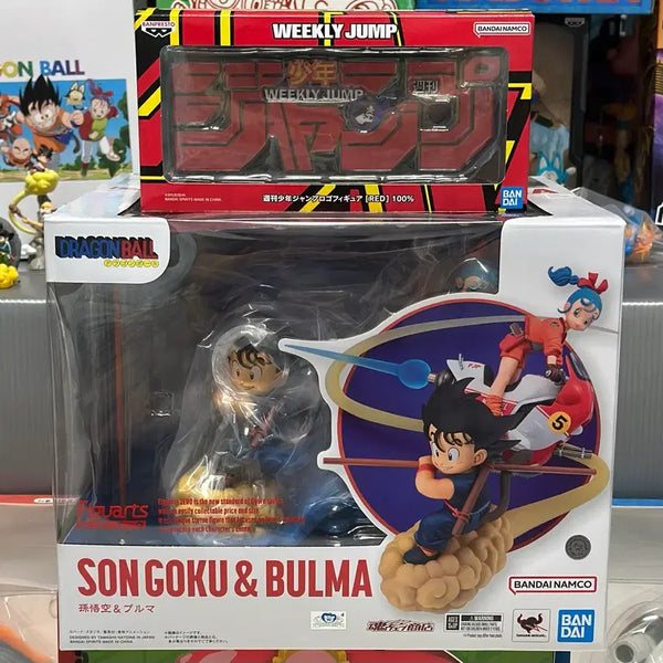 [BUNJANG] Dragon Ball Ichiban Sho x Prize Son Goku & Bulma Jump Logo Figure Set (Sealed) / 드래곤볼 아츠제로 손오공, 부르마, 점프 로고 미개봉