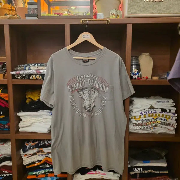 [BUNJANG] Harley-Davidson Freedom Machines Graphic T-Shirt / HARLEY-DAVIDSON Freedom Machines T-shirt