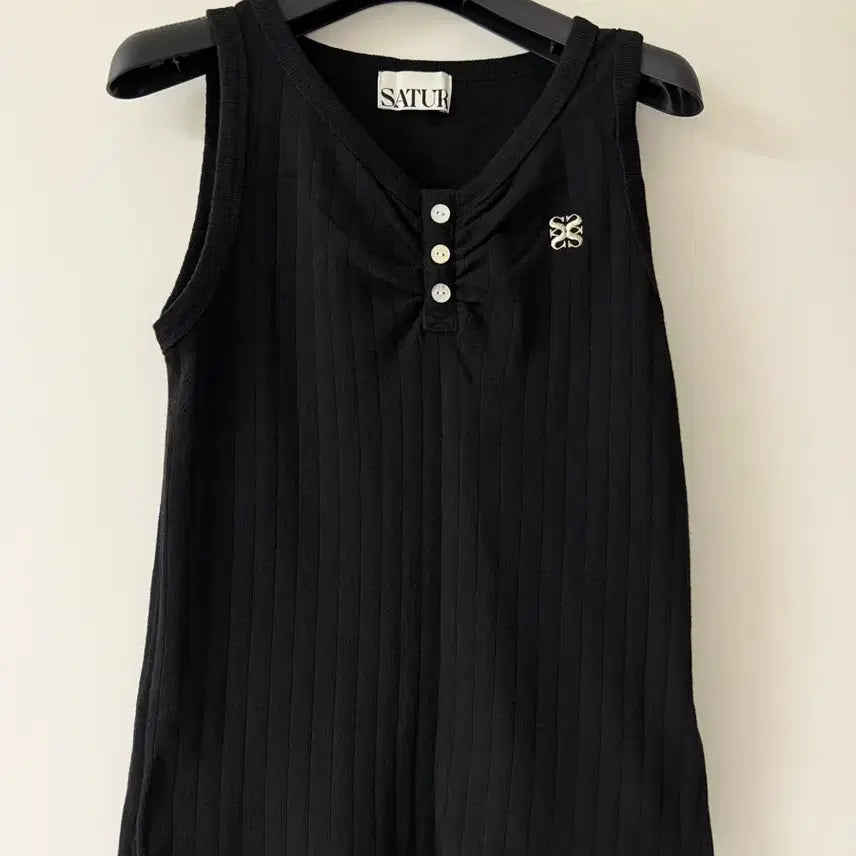 [BUNJANG] SATUR Black Sleeveless Shorts Set M / 세터 SATUR 블랙 나시 반바지 셋업 M