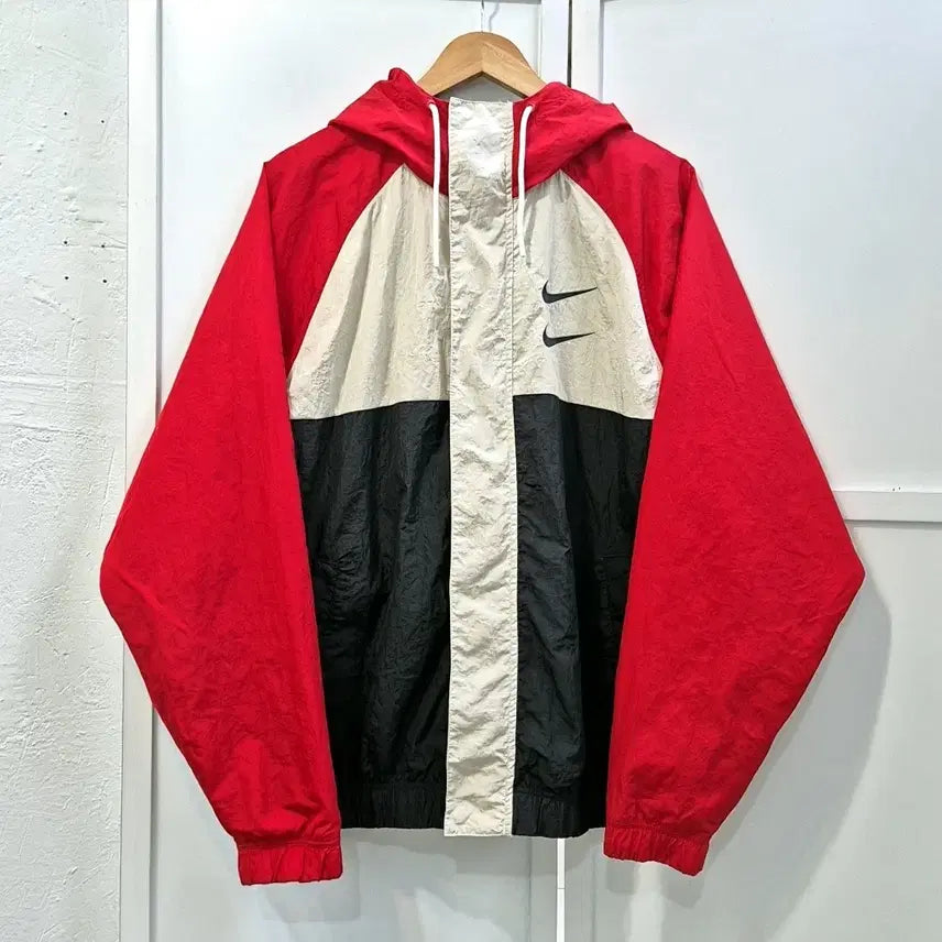 [BUNJANG] Nike Double Swoosh Woven Hooded Jacket XL / 나이키 더블 스우시 우븐 후드자켓 남성XL