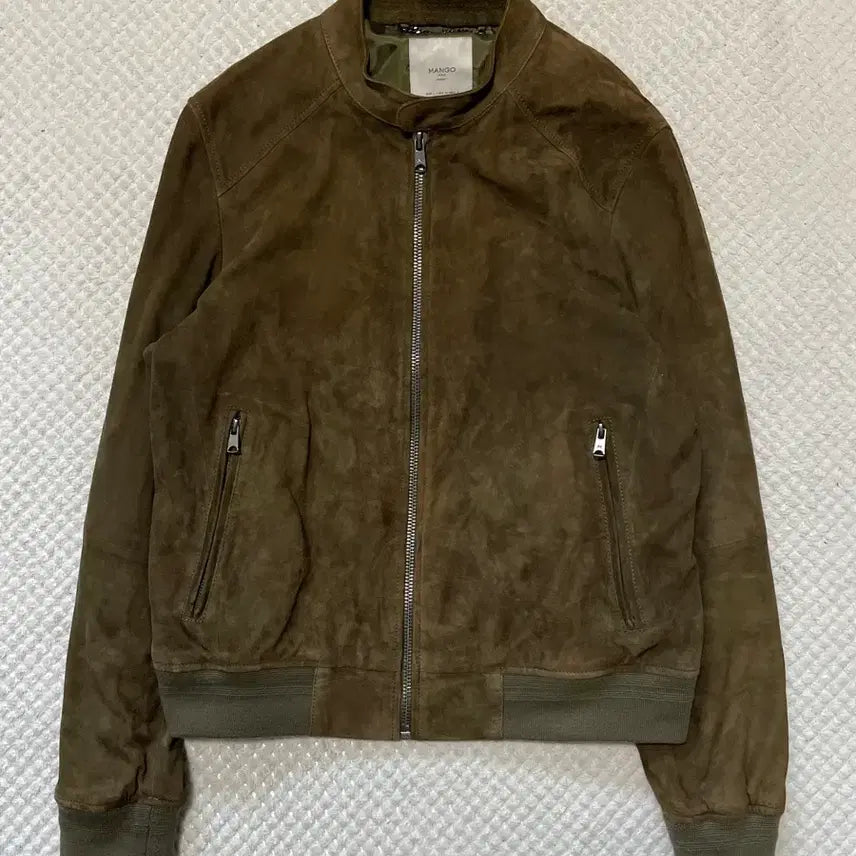 [BUNJANG] MANGO Western Mood Goat Suede Leather Jacket (Size L) / [L] MANGO 망고 웨스턴 무드 염소가죽 스웨이드 레더 자켓