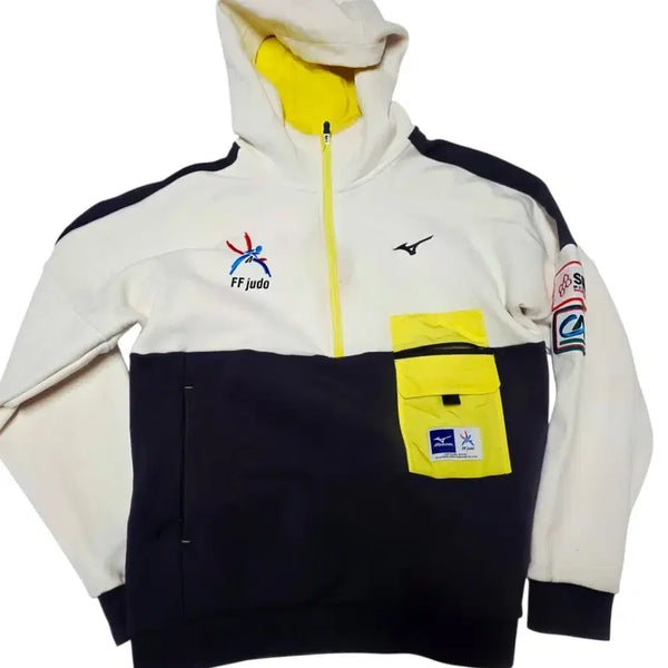 [BUNJANG] Mizuno French Judo Federation FF JUDO Anorak Hoodie Size 95 / [미즈노]  프랑스 유도 협회 FF JUDO 아노락 후드 95