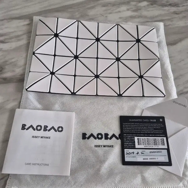 [BUNJANG] Bao Bao Lucent Pouch Glossy White / 바오바오 루센트파우치 유광 화이트