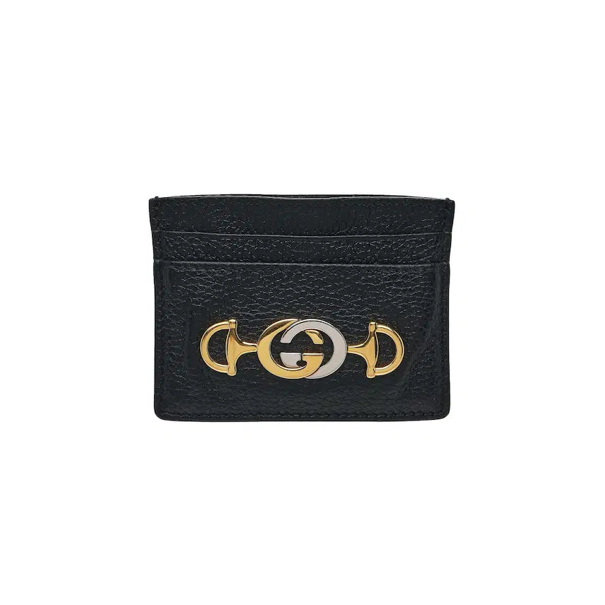 [BUNJANG] Gucci Jumy Grainy Card Case Black / 구찌 주미 그레이니 카드 케이스 블랙