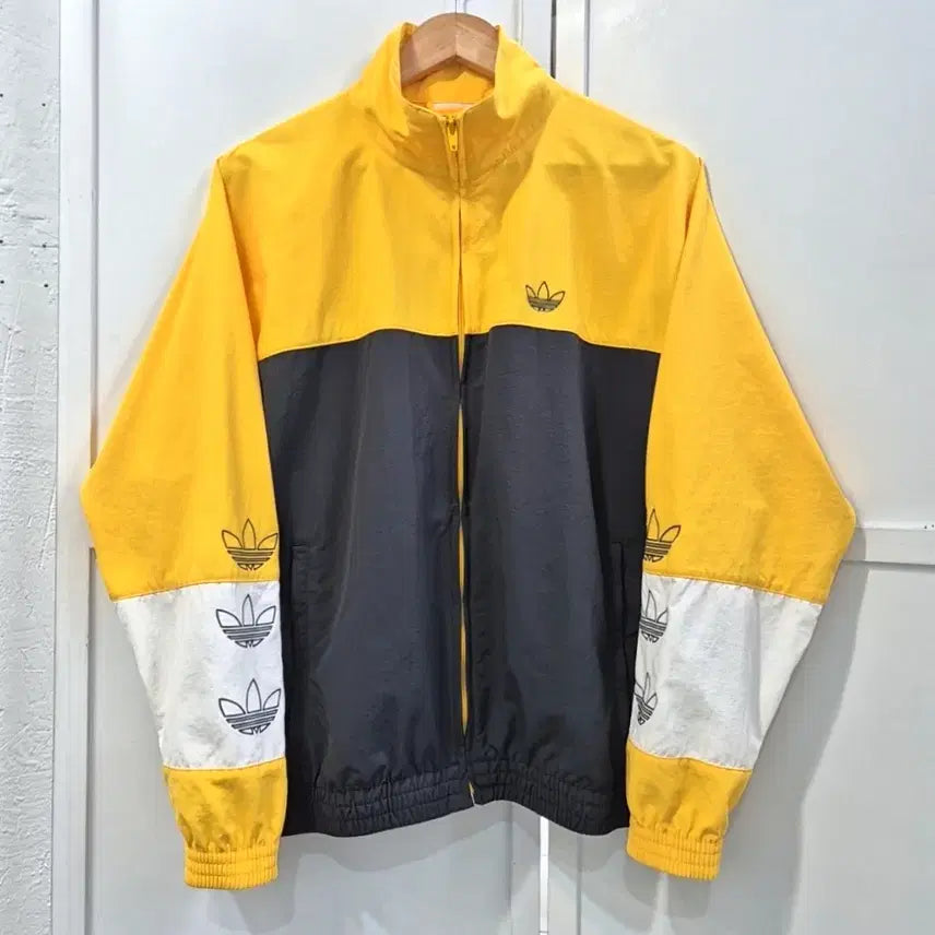 [BUNJANG] Adidas Originals Block Warm-Up Jacket / 아디다스 오리지널스 블록 웜업 자켓