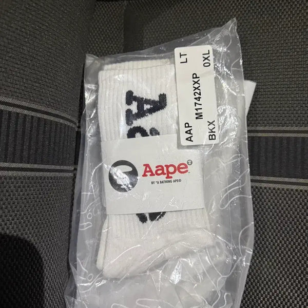 [BUNJANG] Aape Logo Socks / aape 양말
