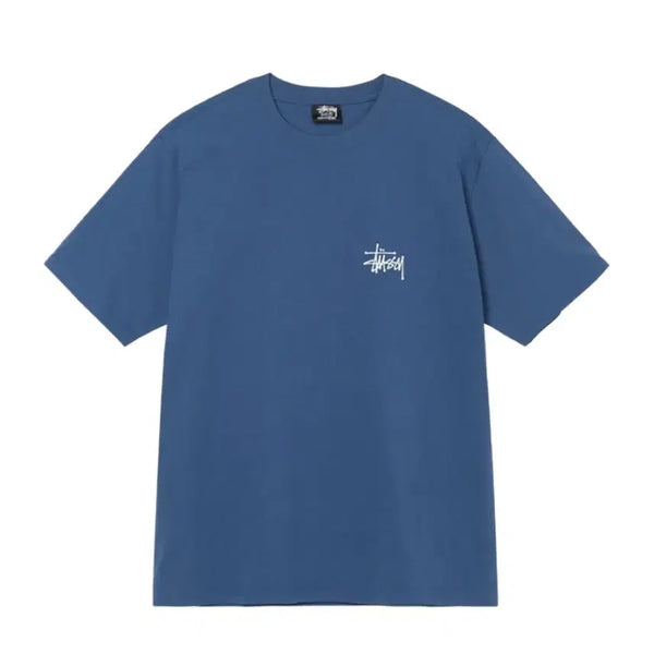 [BUNJANG] Stussy Basic Logo Short Sleeve T-Shirt Navy Size S / (새상품) 스투시 베이직 반팔티 S 미드나잇 베이직 티셔츠 1904762