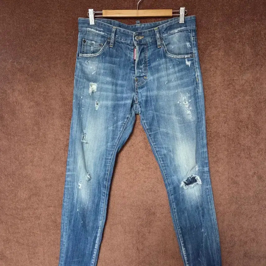 [BUNJANG] Dsquared2 Spring/Summer Distressed Jeans (Size 46/32) / 디스퀘어드2 봄여름 청바지 디스트로이드 진 46(32)