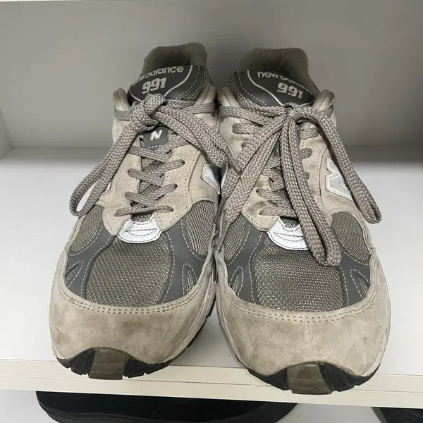 [BUNJANG] New Balance 991 Beige Grey Sneakers / 뉴발란스 991 290사이즈