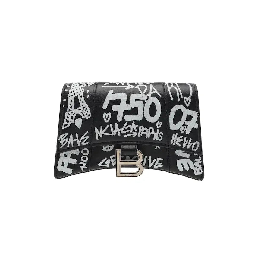 [BUNJANG] Balenciaga Hourglass Graffiti Belt Bag / 발렌시아가 아워글래스 그래피티 벨트백