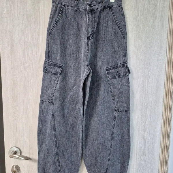 [BUNJANG] Vivitec Cargo Wide Pants Size S / 비비티코 카고 와이드 팬츠 S사이즈