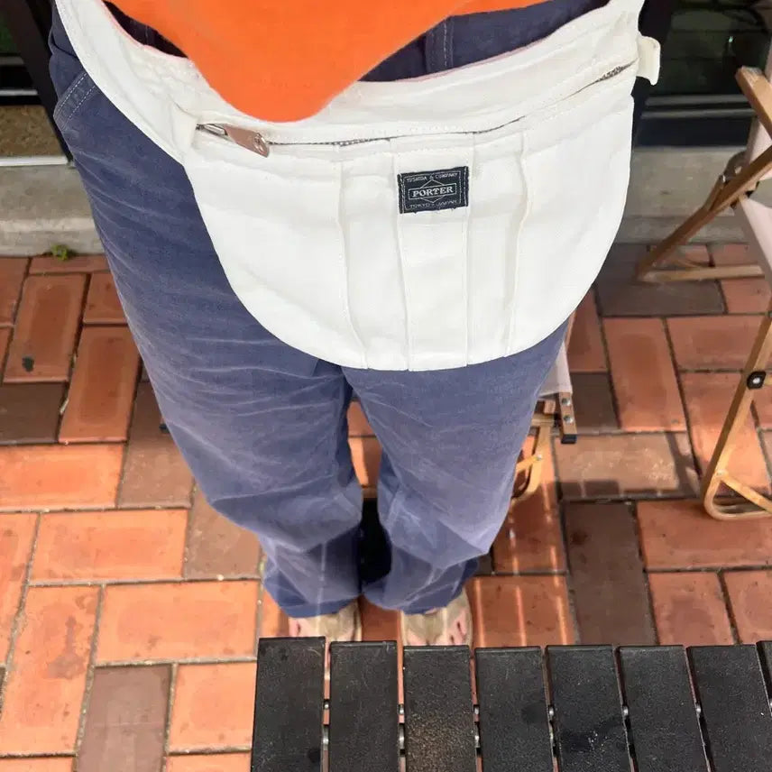 [BUNJANG] Porter Belt Bag White / PORTER-BELT BAG (White) 포터 벨트백