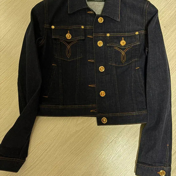 [BUNJANG] Versace Denim Jacket / (새상품) 베르사체 데님 자켓 38사이즈(55사이즈5